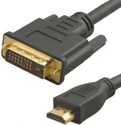 Кабель аудио-видео LAZSO WH-141 HDMI (m)/DVI-D(m) 10м. Позолоченные контакты черный (WH-141(10M))