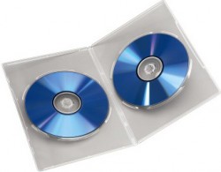 Коробка Hama на 2CD/DVD H-83892 Slim Case прозрачный (упак.:5шт)