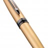 Ручка роллер Waterman Expert DeLuxe (2119259) Metallic Gold RT F черные чернила подар.кор.