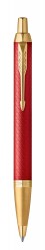 Ручка шариковая Parker IM Premium K318 (2143644) Red GT M синие чернила подар.кор.