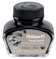 Флакон с чернилами Pelikan Fount India 78 (PL221143) черный чернила не смывающиеся 30мл для ручек перьевых