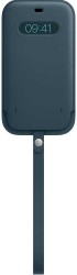 Чехол (футляр) Apple для Apple iPhone 12 Pro Max Leather Sleeve with MagSafe синий балтийский (MHYH3ZE/A)