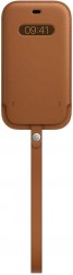 Чехол (футляр) Apple для Apple iPhone 12/12 Pro Leather Sleeve with MagSafe золотисто-коричневый (MHYC3ZE/A)