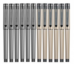 Ручка гелевая Deli S96 0.7мм ассорти черные чернила