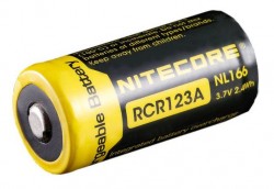 Аккумулятор Nitecore Rechargeable NL166 CR123 Li-Ion 650mAh