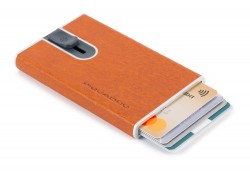 Чехол для кредитных карт Piquadro B2S PP4825B2SR/AR оранжевый натур.кожа