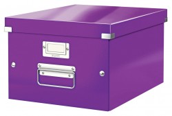 Короб для хранения Leitz 60440062 Click & Store A4 фиолетовый картон