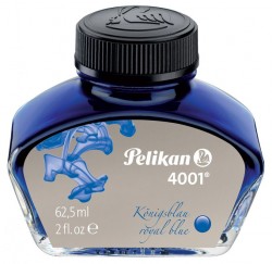 Флакон с чернилами Pelikan INK 4001 76 (PL329136) Royal Blue чернила синие чернила 62.5мл для ручек перьевых