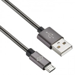 Кабель Digma USB A(m) micro USB B (m) 1.2м черный