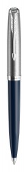 Ручка шариковая Parker 51 Core (2123503) Midnight Blue CT M черные чернила подар.кор.
