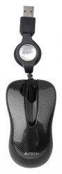 Мышь A4Tech V-Track Padless N-60F темно-серый оптическая (1000dpi) USB2.0 (3but)