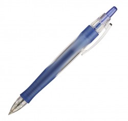 Ручка гелевая Pilot BL-G6-5-L (60859) авт. 0.3мм круглая корпус пластик резин. манжета синий синие чернила