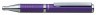 Ручка шариковая Zebra SLIDE (BP115-PU) авт. телескопич.корпус фиолетовый синие чернила коробка подарочная