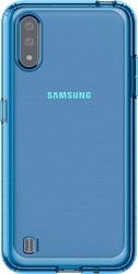 Чехол (клип-кейс) Samsung для Samsung Galaxy M01 araree M cover синий (GP-FPM015KDALR)