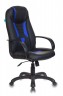 Кресло игровое Zombie Viking-8 черный/синий искусственная кожа крестовина пластик