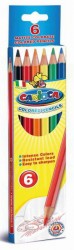 Карандаши цветные Carioca HEXAGONAL 41256 шестигранные 6цв. коробка/европод.