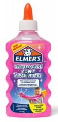 Клей-гель Elmers 2077249 блестки розовые прозрачный