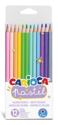 Карандаши цветные Carioca Pastel 43034 12цв. коробка/европод.