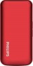 Мобильный телефон Philips E255 Xenium 32Mb красный раскладной 2Sim 2.4" 240x320 0.3Mpix GSM900/1800 GSM1900 MP3 FM microSD max32Gb