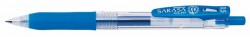 Ручка гелевая Zebra SARASA CLIP (JJ15-COBL) авт. 0.5мм резин. манжета лазурно-синий