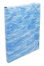Папка на резинке Бюрократ Melange MLPR07BLUE A4 пластик кор.30мм 0.7мм синий