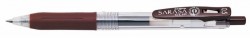 Ручка гелевая Zebra SARASA CLIP (JJ15-E) авт. 0.5мм резин. манжета коричневый