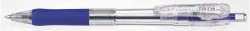 Ручка шариковая Zebra TAPLI EXTRA CLIP (BNS5-BL) авт. 0.5мм резин. манжета удлиненный стержень синий