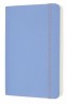 Блокнот Moleskine CLASSIC SOFT QP613B42 Pocket 90x140мм 192стр. нелинованный мягкая обложка голубая гортензия