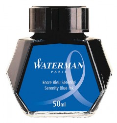 Флакон с чернилами Waterman (S0110810) голубые чернила 50мл для ручек перьевых