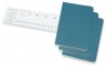 Блокнот Moleskine CAHIER JOURNAL CH013B44 Pocket 90x140мм обложка картон 64стр. нелинованный голубой (3шт)
