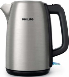 Чайник электрический Philips HD9351/91 1.7л. 2200Вт нержавеющая сталь/черный (корпус: нержавеющая сталь)