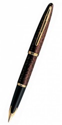 Ручка перьевая Waterman Carene 11104 (S0700860) Amber GT F перо золото 18K подар.кор.