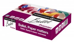 Бумага International Paper Ballet Premier A4/80г/м2/500л./белый CIE162% матовое/матовое для лазерной печати