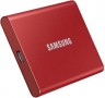 Накопитель SSD Samsung USB-C 2Tb MU-PC2T0R/WW T7 1.8" красный