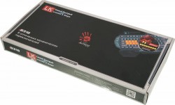 Клавиатура A4Tech Bloody B318 черный USB Multimedia for gamer LED (подставка для запястий)