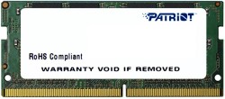 Память DDR4 8Gb 2400MHz Patriot PSD48G240082S RTL PC4-17000 CL17 SO-DIMM 260-pin 1.2В dual rank