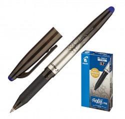Ручка гелевая Pilot BL-FRO-7-L (207981) Frixion Pro 0.35мм стреловидный пиш. наконечник круглая корпус пластик резин. манжета черный синие чернила