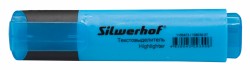 Текстовыделитель Silwerhof Blaze 108036-07 скошенный пиш. наконечник 1-5мм голубой картон