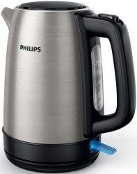 Чайник электрический Philips HD9350/91 1.7л. 2200Вт серебристый/черный (корпус: нержавеющая сталь)