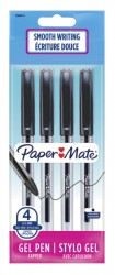 Набор гелевых ручек Paper Mate JIFFY GEL (2084415) 0.5мм :4 ручки черные чернила блистер