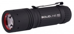Фонарь ручной Led Lenser Solidline ST7 черный лам.:светодиод. AAAx3 (502213)