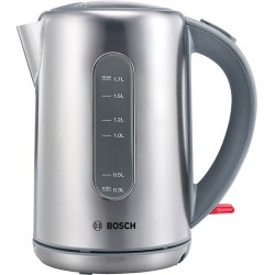 Чайник электрический Bosch TWK7901 1.7л. 2200Вт серебристый (корпус: нержавеющая сталь/пластик)