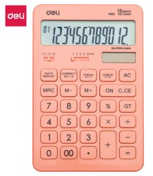 Калькулятор настольный Deli Touch EM01541 красный 12-разр.