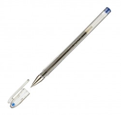 Ручка гелевая Pilot BL-G1-5T-L (644) 0.3мм корпус пластик прозрачный синие чернила