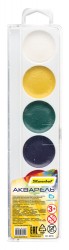 Краски акварельные Silwerhof 961135-06 Солнечная коллекция 6цв. без кисти пласт.пен.