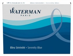 Картридж Waterman Standart (S0110860) синие чернила для ручек перьевых (8шт)