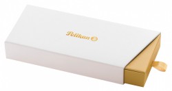 Ручка шариковая Pelikan Elegance Classic K200 (PL815185) Gold Marbled M черные чернила подар.кор.