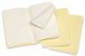 Блокнот Moleskine CAHIER JOURNAL CH013M23 Pocket 90x140мм обложка картон 64стр. нелинованный нежно-желтый (3шт)