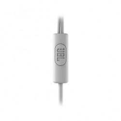 Гарнитура вкладыши JBL C100SIU 1.2м белый проводные в ушной раковине (JBLC100SIUWHT)