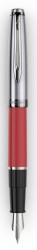 Ручка перьевая Waterman Embleme (2100404) Red CT F перо сталь нержавеющая подар.кор.